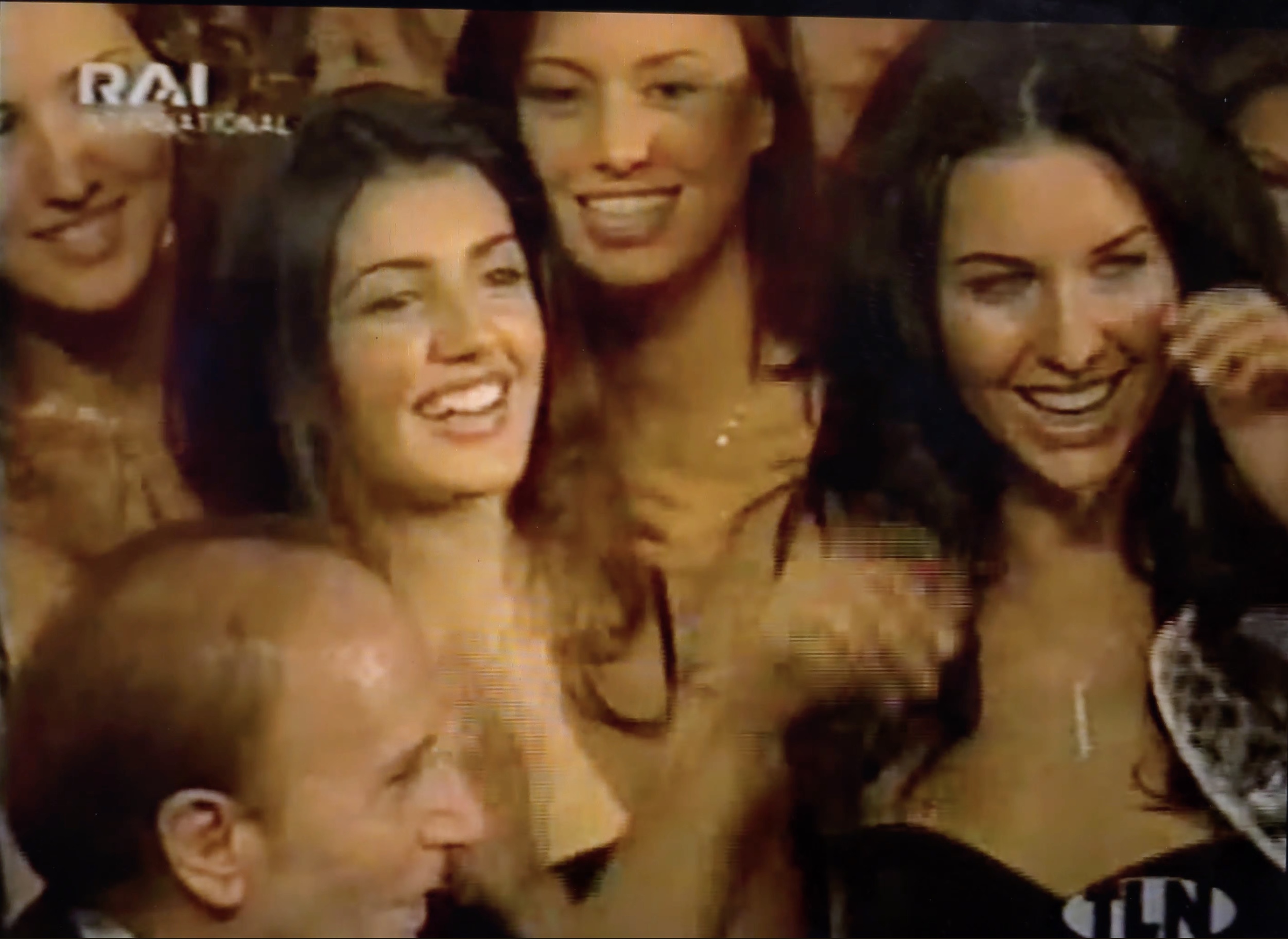 Valentina Black during the Miss Italia national broadcast on RAI