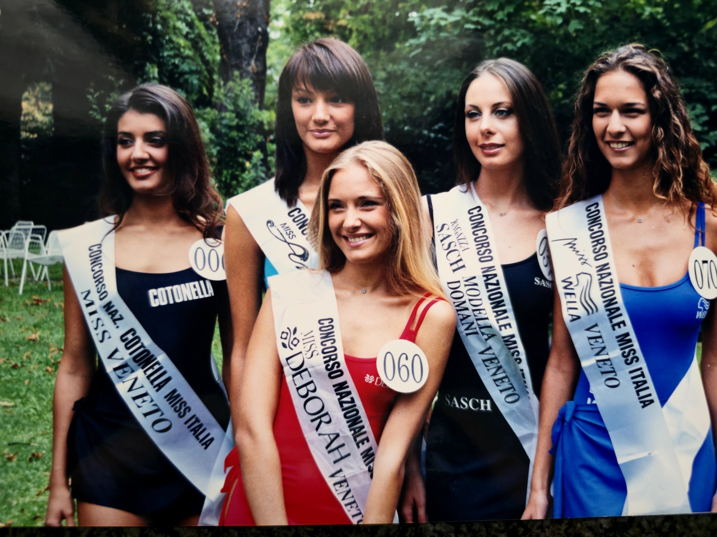 Group photo from the Miss Italia Veneto regional selections
