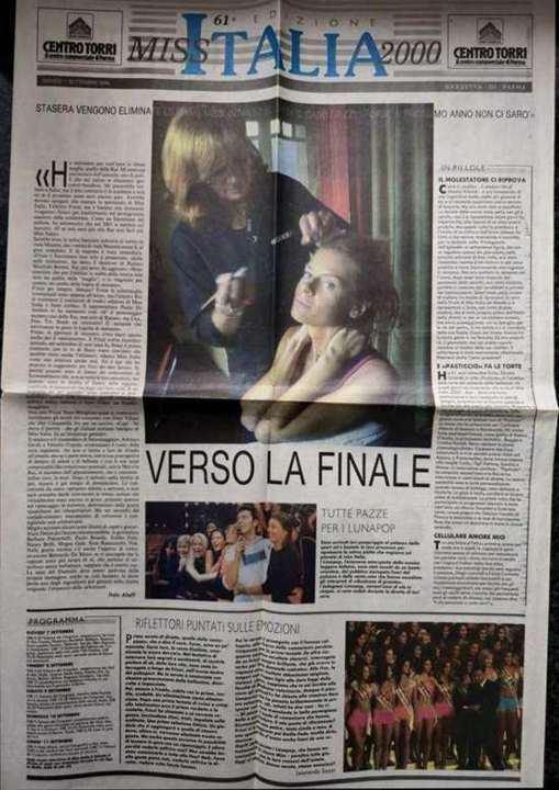 Gazzetta di Parma special section front page, 7 September 2000, Verso la finale