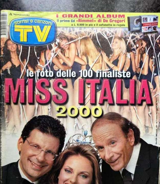 TV Sorrisi e Canzoni cover, n.37, 10-16 September 2000, Miss Italia 2000