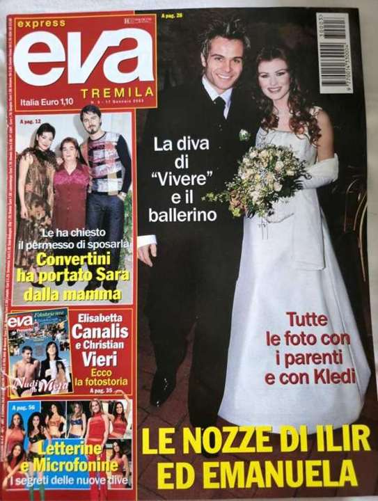 Eva Tremila Express magazine cover, N.3, 17 Gennaio 2003